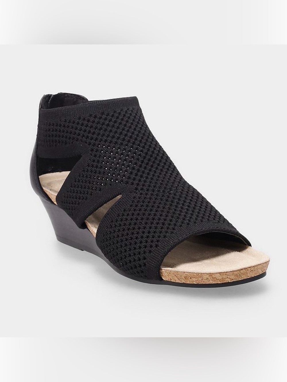 Croft & Barrow® Rosiee Women's Comfort Knit wedge sandals